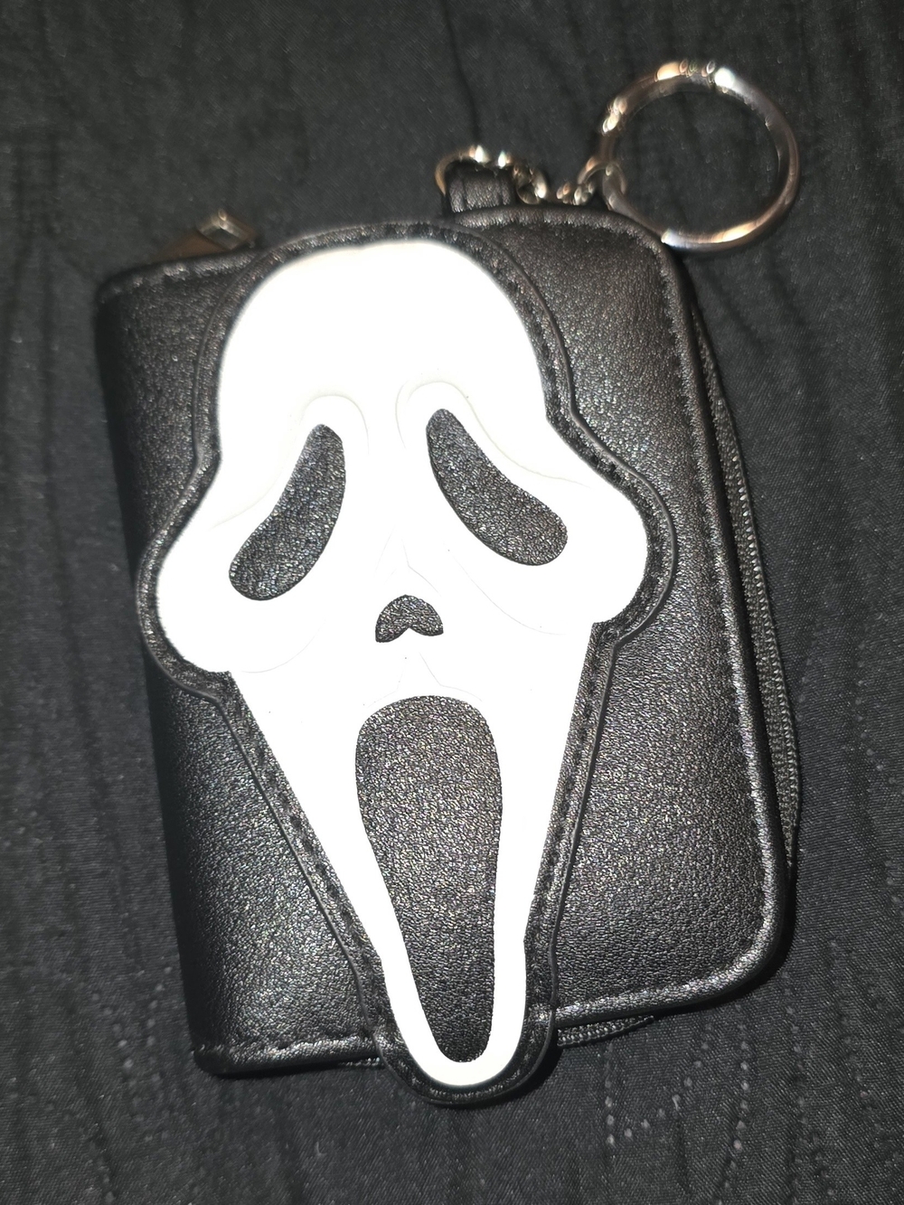 Ghost Face Ghost Face Lives Key Card Holder Black & White